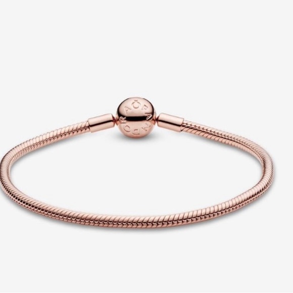 PANDORA Moments roseGold Snake Bracelet Se - Picture 4 of 5